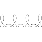 Quilting Creations Loop Border Quilt Stencil