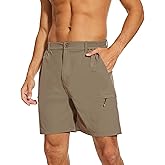 NATUVENIX Hiking Shorts Men, Quick-Dry Fishing Shorts for Men Lightweight Stretch Work Shorts Causal Travel