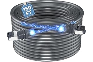 mkzea Starlink Cable, Starlink Gen 3 Cable, Starlink Replacement Cable,150ft Upgrade Waterproof Starlink Cable Replacement for Starlink Rectangular Satellite Gen3 V3 Cable