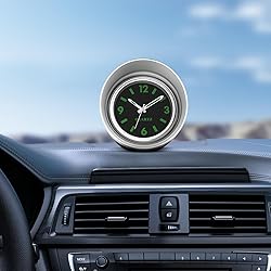Linkstyle Car Clock, Stick on Dashboard Analog Car
