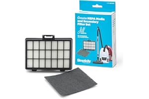 SIMPLICITYVACUUMS Simplicity Vacuums Genuine SF-I4.3 Filter Set with HEPA Media for Jill Canister Vacuum Cleaner, Jill Replacement Filter Only
