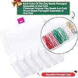 Funtopia Christmas Clay Beads Bracelet Kit 5100+ Pcs for Jewelry Making view 3
