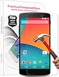 PThink 0.3mm Ultra-thin Tempered Glass Screen Protector for Google Nexus 5 with 9H Hardness/Anti-scratch/Fingerprint resistant (Google Nexus 5)