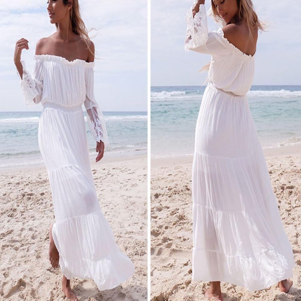 amazon white beach dresses