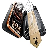 ESR Accessory Glass by Corning™ 3 Pack 9H+ Glass for iPhone 17 Pro Screen Protector, with AR Anti-Reflective Technology, Military Grade Shatterproof & Durable with UltraFit Tray