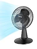 PELONIS Table Fan 12-Inch, 120° Oscillating Table