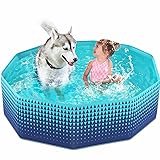 Jasonwell Foldable Dog Kiddie Pool - Hard Plastic