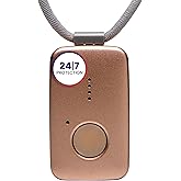 Medical Guardian MGMini | Medical Alert Device for Seniors | Water-Resistant, Emergency Call Button, 24/7 Monitoring, Step Counter, GPS Tracking | Monthly Subscription Required | Rose Gold
