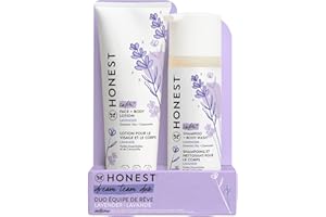 The Honest Company 2-in-1 Cleansing Shampoo + Body Wash and Face + Body Lotion Bundle | Gentle for Baby | Naturally Derived |