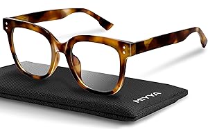 miyya Blue Light Glasses for Women & Men – Oversized UV & Blue Light Blocker Chunky Frames, All-Day Comfort, Stylish Eyewear