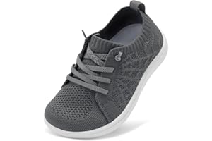 JOINFREE Toddler Shoes Girls Boys Wide Barefoot Shoes Minimalist Walking Sneakers Zero Drop Slip on Tennis Shoe Breathable Naturally Flexible