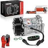 A-Premium Air Conditioner AC Compressor with Clutch | Compatible with Dodge Ram 1500 1994-2002, Ram 2500 1994-2002, Ram 3500 1994-2002, Durango 1998-2001, Dakota 1994-2001
