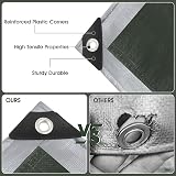 SHANNA 2x3m Heavy Duty Tarpaulin 180 GSM Waterproof PE Tarp Sheet Cover Grommets view 4