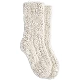 DEMDACO Fuzzy Women's One Size Polyester Blend Crew Style Gift Boxed Giving Socks