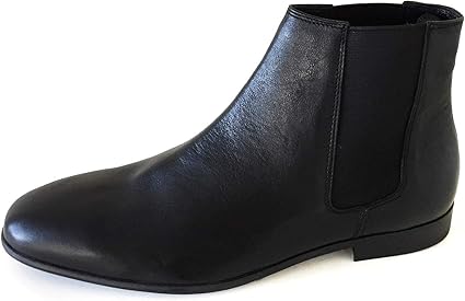Amazon Zara メンズ ソフトブラックレザーアンクルブーツ 5003 002 040 Us サイズ 13 カラー ブラック Zara ブーツ