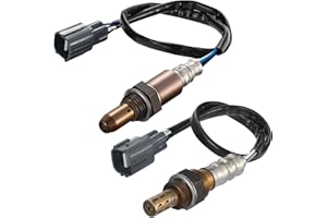 SYKRSS Oxygen O2 Sensor 234-4622 & 234-9049 Compatible with Toyota 2007 2008 2009 2010 2011 Camry, 2006 2007 2008 RAV4 2.4L L4; 1PCS Upstream and 1PCS Downstream Replacement Oxygen Sensor