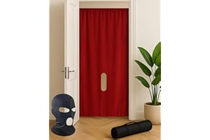 Portable Glory Hole Wall Red Velvet - Gloryhole Kit Doorway- Portable Glory Hole Kit - Temporary Wall Partition Curtain - Mou