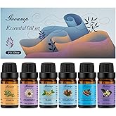 Essential Oils Set-Top 6 Organic Blends for Diffusers, Candle Making, Aromatherapy, Humidifiers, Gifts - Vanilla,Neroli,Chamomile, Sandalwood, Ylang,Cedarwood(6X0.33 fl oz)