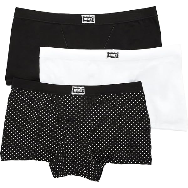 Boxer Da Donna Hanes Ultimate Comfortsoft Lounge - 3 Paia, Taglia 7, Stile 47MOBB, NUOVO Con Etichette