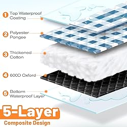 TigeJoy Extra Large Picnic Blanket Waterproof
