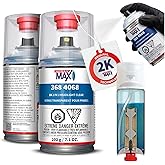 SprayMax 2K 2in1 Headlight Clear Coat | Headlight Restoration Spray | Professional Headlight Restoration Spray &amp; UV Coating Protection | Fixes Scratches, Yellowing &amp; Foggy Headlights | 7.1 oz