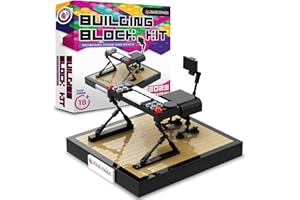 Liquid Stands Keyboard Piano Stand Building Block Set for Adults - 195 Piece - Music Gifts for Musicians - Cool Office Desk Music Studio Decor - Ages 18+ Gift for Men