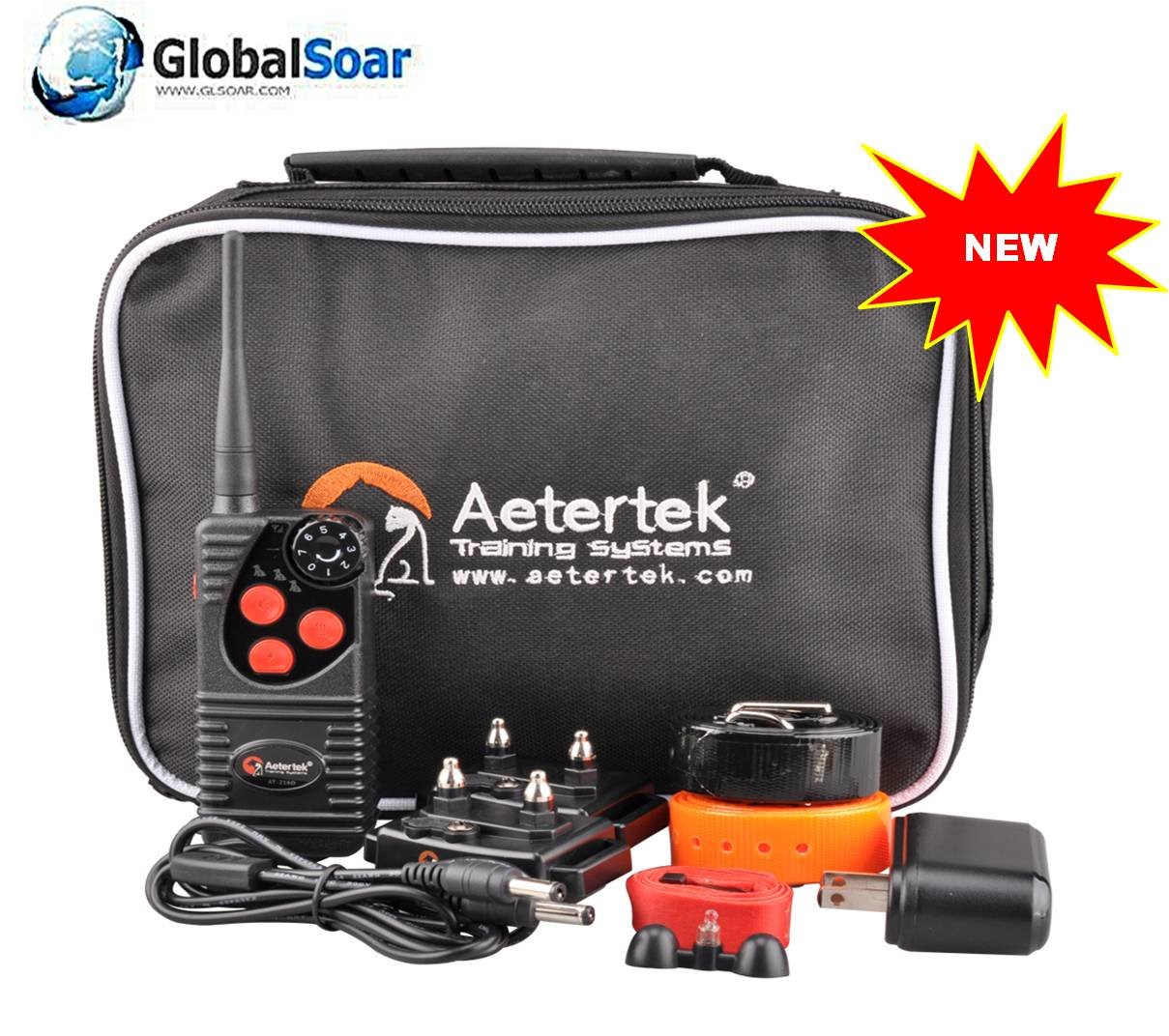 AETERTEK Electric Waterproof 2 Dog Remote Dog No Bark Training Shock