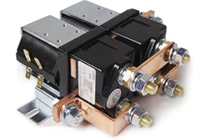 Aumtoni SW202 Style Reversing Contactor for Albright Electric, 48V DC 400A, Heavy Duty Golf Cart Contactor Solenoid