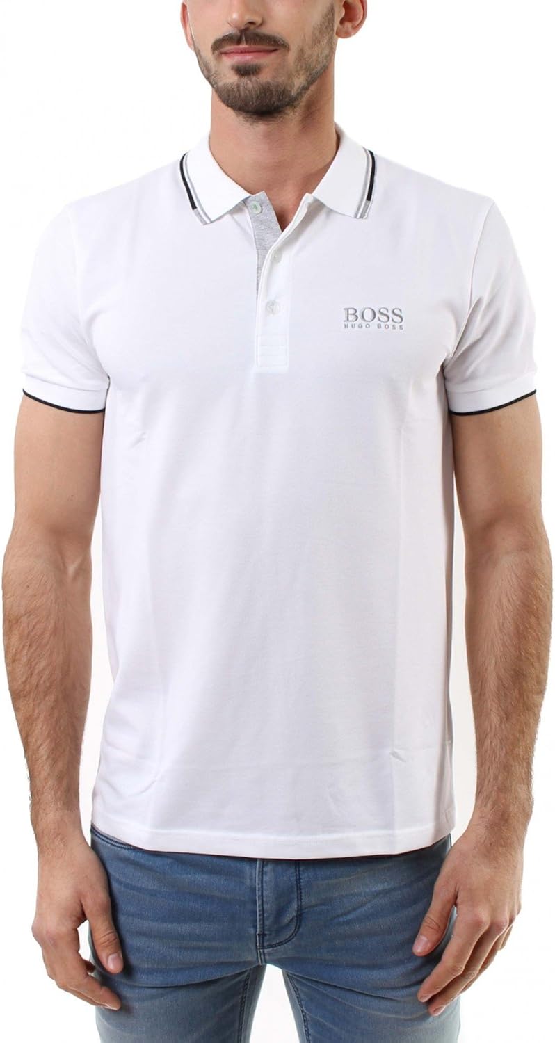 Hugo Boss Golf Shirt Paddy Pro Med Blue SP17XL Amazon.co.uk