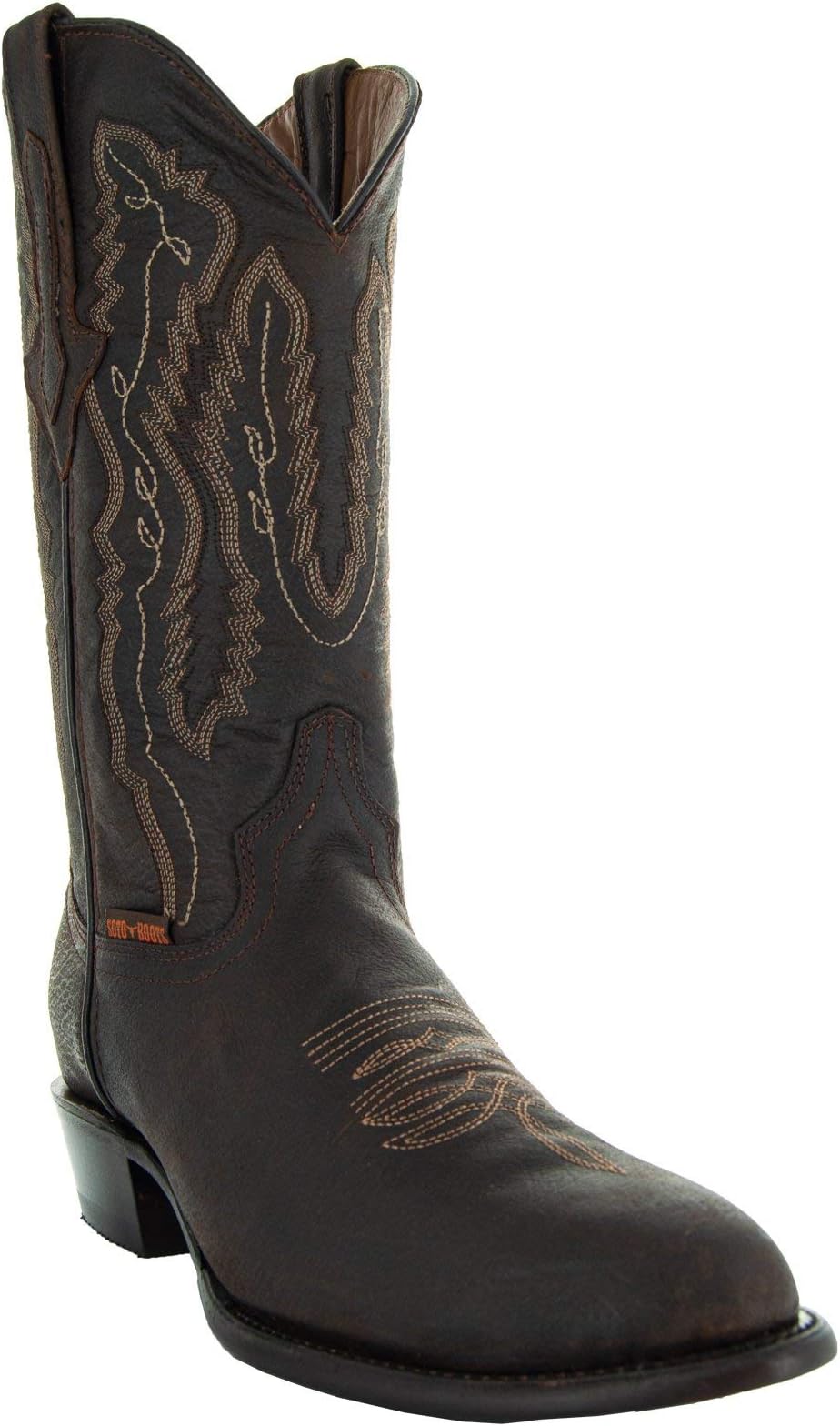 Mens Odessa Round Toe Cowboy Boots