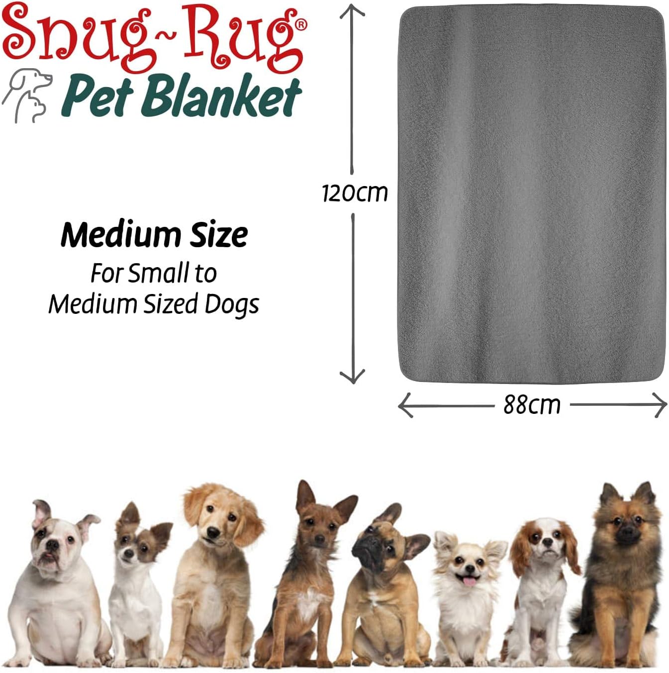 Snug Rug Luxury Pet Blankets, Fluffy Sherpa Fleece Blanket Soft and Warm Dogs and Cats - Image 5
