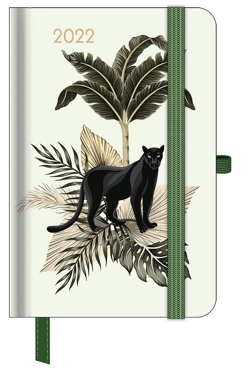 GreenLine Diary Jungle 2022 - Buchkalender - 10x15