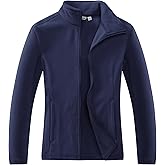 Outdoor Ventures Women's Lightweight Warm Zip Up Long-Sleeve Soft Polar Fleece Jacket for Fall Winter