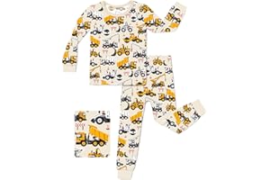 babee Reshinee Bamboo Viscose Toddler Pajamas Boys Girls Baby 12M-8Y Pjs Sets Kids Snug fit 2pcs Long-Sleeve Sleepwear