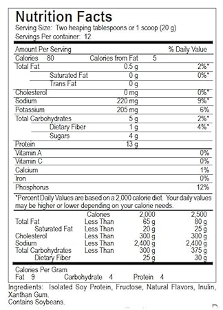 Amazon.com: Dialyvite - Hi Peak Soy Protein Powder (12 Single Serve Packets): Health & Personal Care