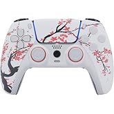 AimControllers Compatible with P-S5 Console &amp; PC | Custom made Wireless Gaming Controller with 4 Back Remappable Paddles | Gaming Accessories Electronics CHERRY With ActiveTriggers