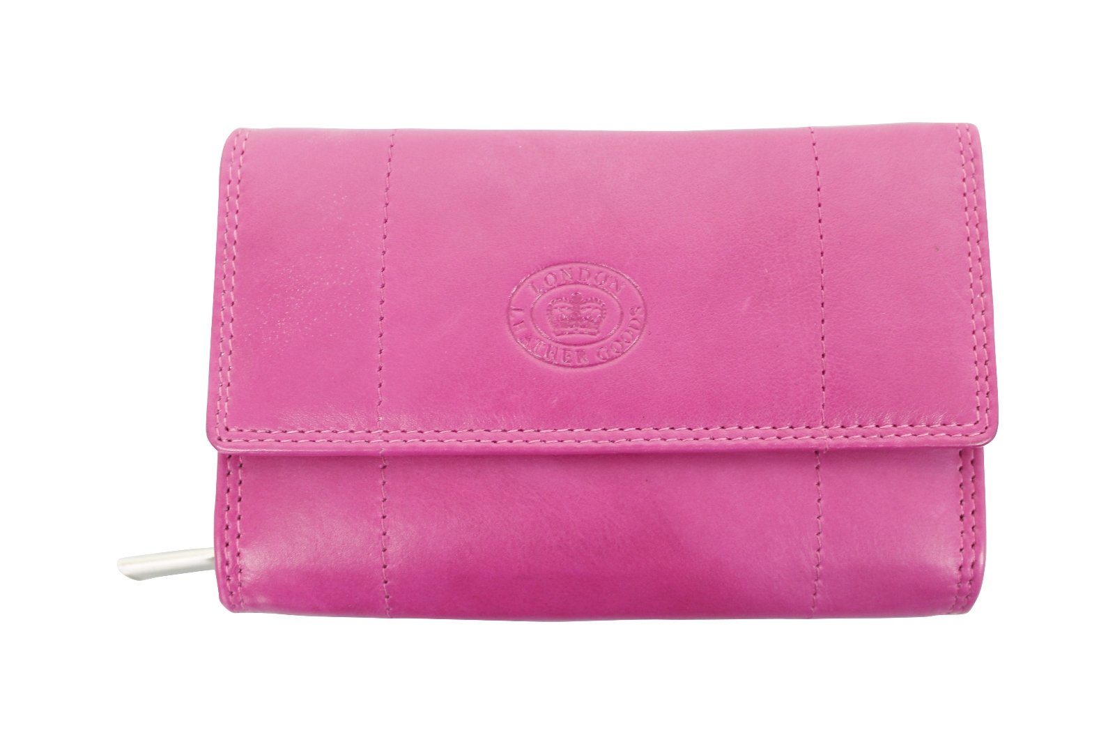 Ladies Leather Purse/ Wallet Double Clutch Bag By London Leather Goods