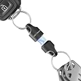 KeySmart MagConnect Magnetic Key Holder for Purse, Key Chains for Car Keys - Detachable Key Ring Quick Release Keychain