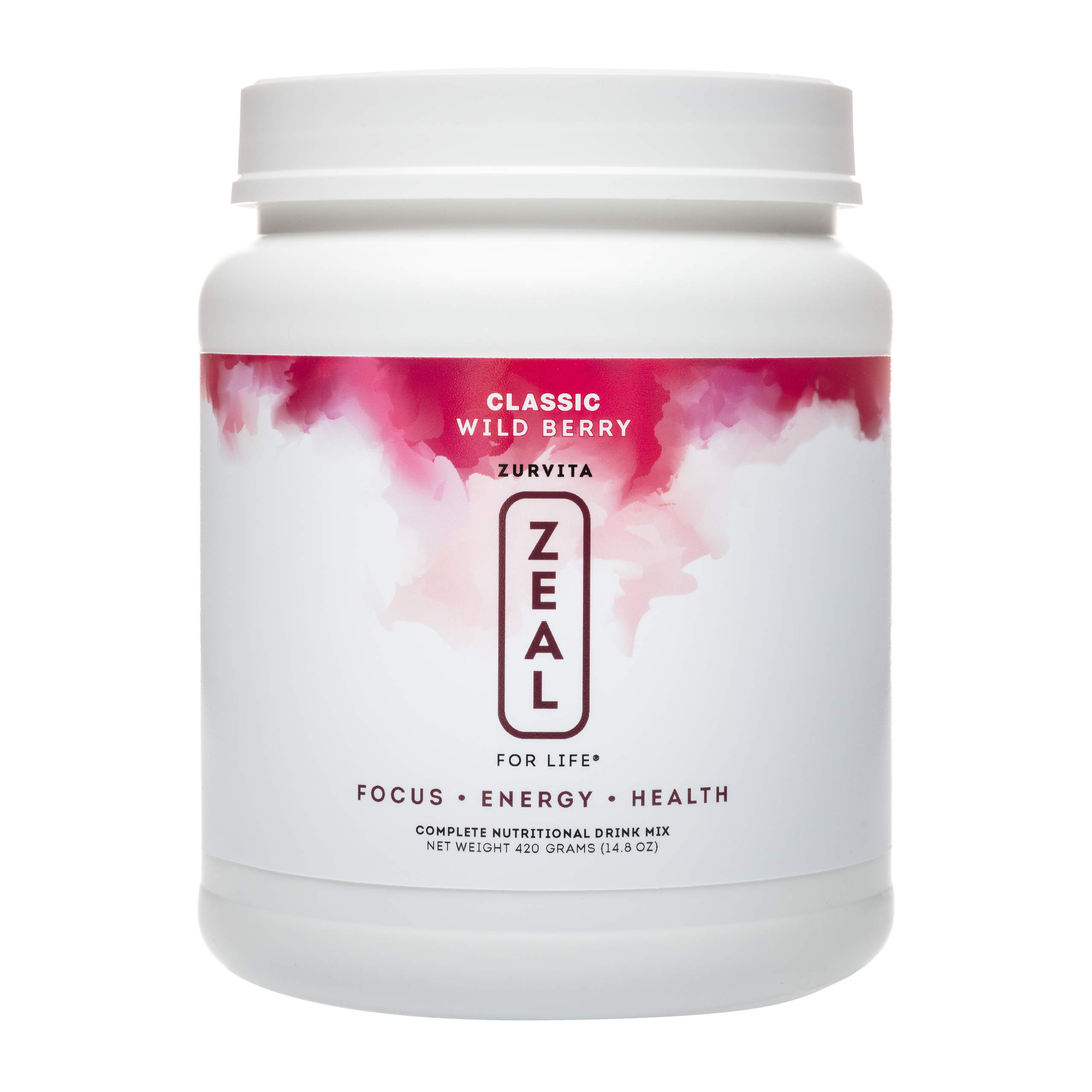 Zurvita Zeal for Life 30Day Wellness Canister, 420 Grams, Wild Berry
