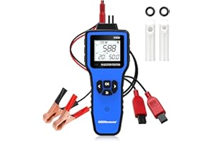 OBDRESOURCE Automotive Car Fuel Injector Tester and Adapter Kit,12V Vehicle Fuel System Diagnostic Tool with LED Display,10 Pulse Modes Injector Tester,12V/5V DC Output Power
