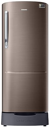 Samsung 230 L 3 Star Inverter Direct-Cool Single Door Refrigerator (RR24T282YDX/NL, Luxe Brown)