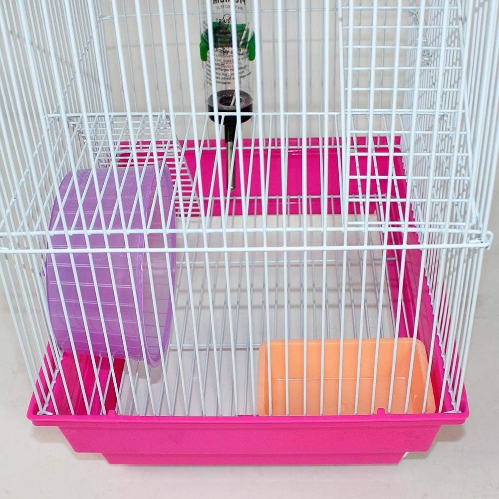 28 Dzl Jaula Para Hamster Roborowski 34 5 53 5cm Extra Grande Jaulas Para Roborowski Caseta Con Bebedero Comedero Rueda Y Escalera Color Azul Purpura Rojo Se Entrega Al Azar Jaulas Educators Productos Para Mascotas