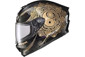 ScorpionEXO R420 Full Face Polycarbonate Street Motorcycle Helmet Bluetooth Ready Speaker Pockets DOT Snell Approved Adult