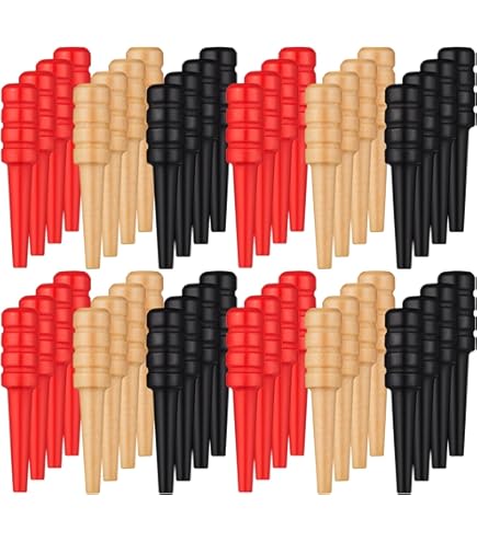 48 Pioli Per Cribbage In Plastica, 3 Colori (Rosso, Bianco, Blu), Adatti A Fori Da 3,2 Mm - 2