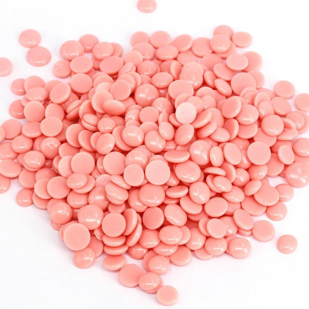 Hair Removal Beans Hard Wax Beans for Hair Removal Painless Hair Removal All in One Body Formula for Sensitive Body Skin 10 Flavors for Choose Low Melting Point 50g (Rose)