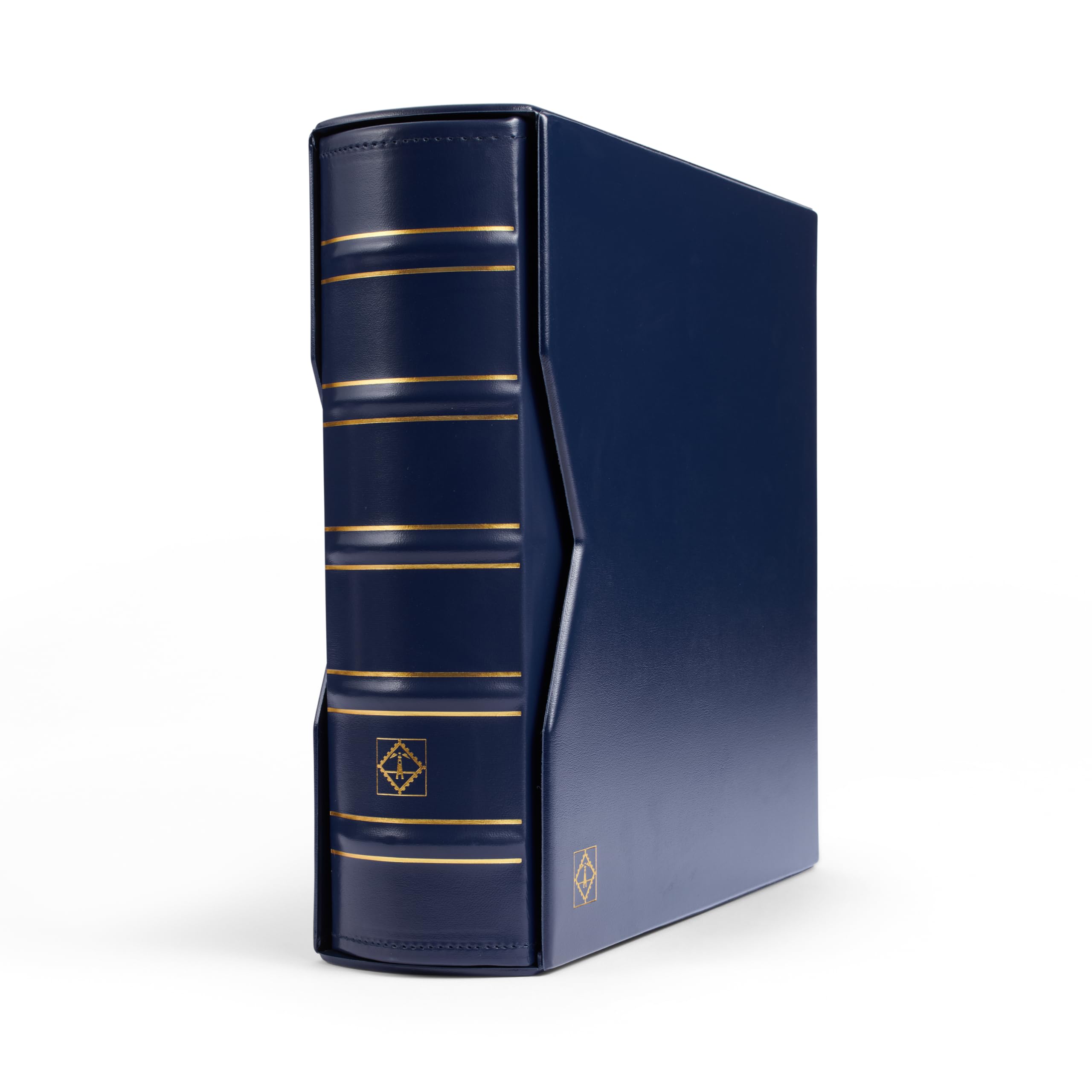 Leuchtturm 354422 Album for 200 First-Day-Cover FDCs or letters in DIN long, incl. protective cassette - blue