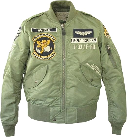 Amazon Co Jp アビレックス Avirex フライトジャケット L 2b M 服 ファッション小物