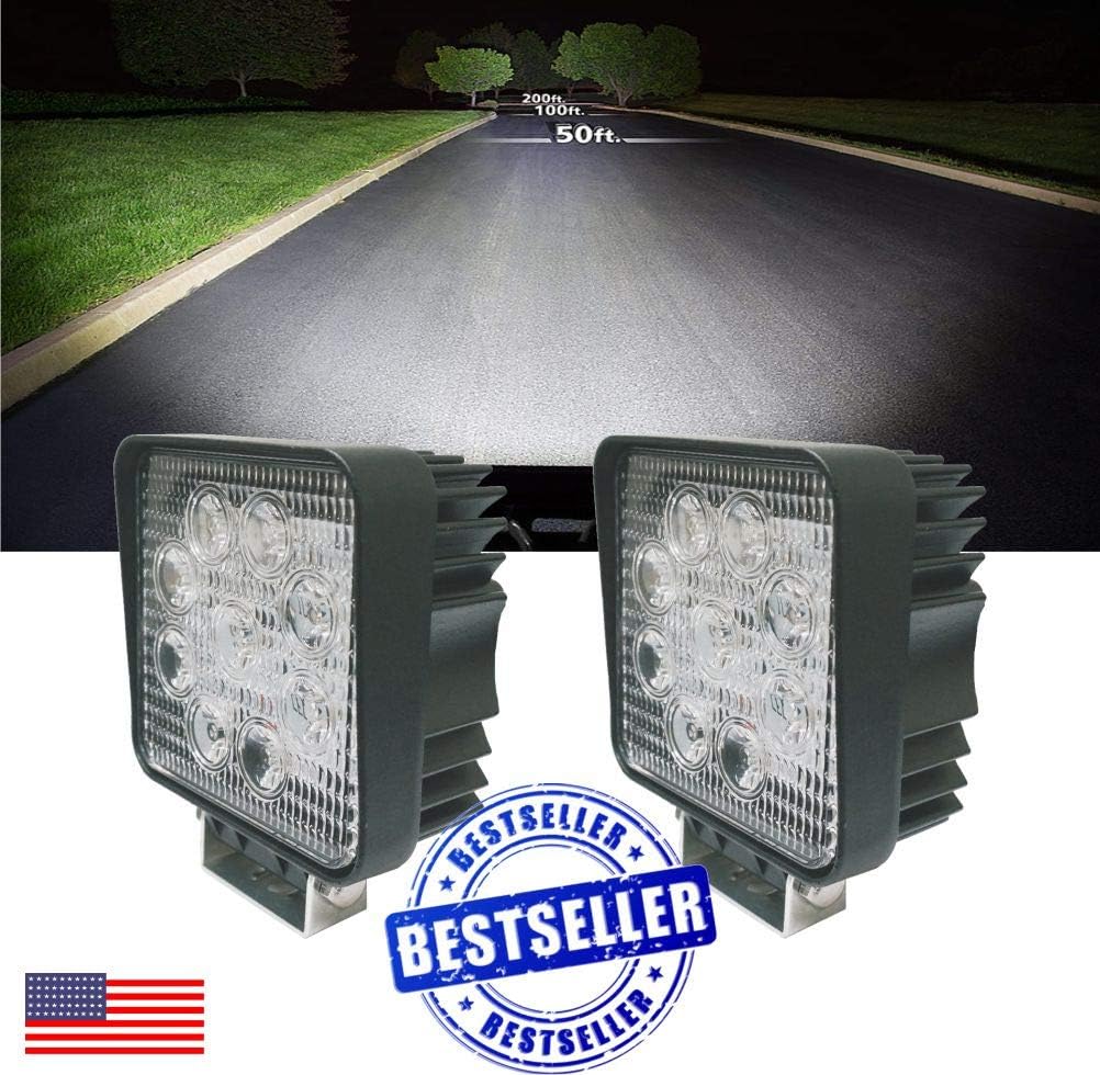 27w Square LED PODS POD Lights USA Lighting Optics LED BAR