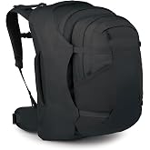 Osprey Farpoint 55L Men's Travel Backpack, Black OS | carry on bag, laptop sleeve, personal item, carry on travel, flight friendly, detachable daypack, personal item backpack