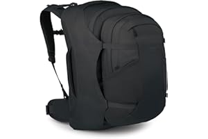 Osprey Farpoint 55L Men's Travel Backpack, Black